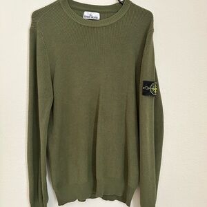 Stone Island Olive Crewneck Sweater